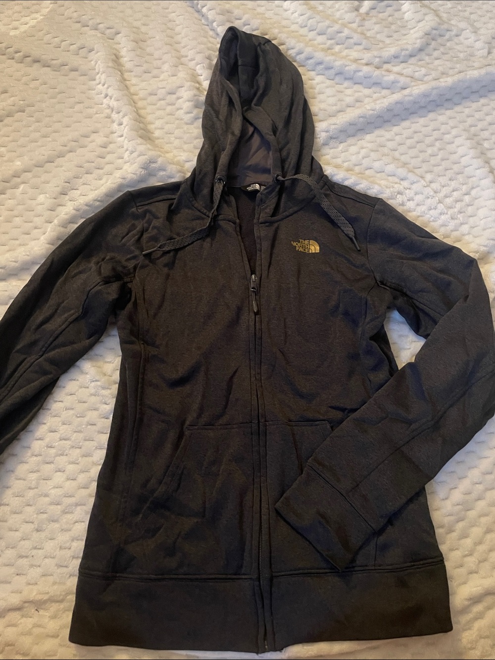 The North Face Dark Grey Women's Zip-Up Hooded Jacket